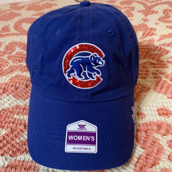 MLB Accessories - NWT Chicago Cubs baseball hat with sequined logo